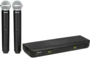 Shure BLX288/SM58 Dual Channel Wireless Handheld Microphone System - J11 Band