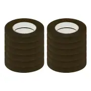 12 Rolls Floral Tapes 30 Yards Flower Adhesive Waterproof Tape, Dark Brown