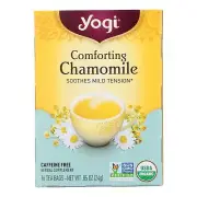 Yogi Organic Comforting Chamomile Tea Loose Leaf 16 Tea Bags - Case of 6