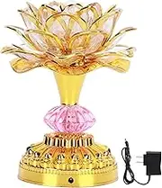 EVTSCAN LED Buddhist Lamp 7 Color Changing Temple Light Buddhist Supplies Decor US 100‑240V