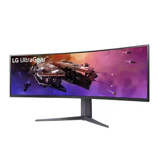 【LG 樂金】45GR75DC-B 45型 UltraGear Dual QHD (5140 X 1440) 32:9 曲面電競螢幕