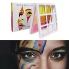 Professional 9color Face Body Paint Palette Easily to Clean Water based Face