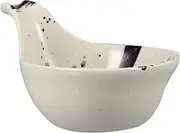 BEBEMOKO 1 PC Creative Ceramic Dipping Tray with Handle Small Seasoning Dish for Condiments Oil Sugar and Vinegar for Home Dining and Table Decoration
