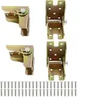 4 Pack Folding Table Legs Hinge Bracket, Self Locking 90 Degree Foldable Table