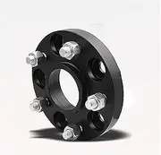 DEMULAX Car wheel gasket Wheel Spacers 5x114.3 Hubcentric 67.1 Aluminum Wheel Spacer Adapter, for Mazda3, for Axela, for Atenza, for CX-4, for CX-5, for CX-9 Wheel Spacers Car Wheel Spacers(BLACK 15mm
