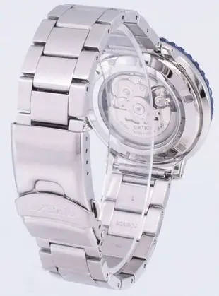 SEIKO WATCH 精工5號深藍面錶框寶藍色離子電鍍自動上鍊機械鋼帶腕錶 型號：SRPC63K1【神梭鐘錶】