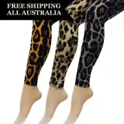 Womens Sexy Leopard Tiger Full Legngth Printed Ankle Slim Skinny Leggings Pants