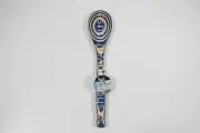 1 Island Bamboo BLUE Pakkawood Cooking Spoon 12" FDA Approved SALE