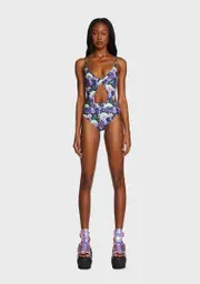 [Towers Swimwear] Mushrooms One Piece Swimsuit