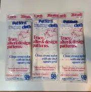 PATTERN TRACING Transfer CLOTH Sheer White — 4.5 yds x 36"wide — Red Dot 1" Grid