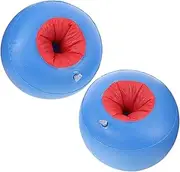 KONTONTY 1 Pair Inflatable Punching Gloves Quick Inflate PVC Boxing Balloons for Adults Interactive Wearable Fighting Game Mittens for Strength Training Fun Activities