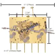 MS Series Kieninger Clock Movements Triple Chime MSU- 93cm
