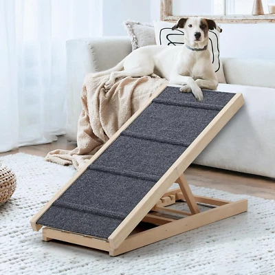 Alopet 100Cm Pet Ramp, Foldable Dog Ramp with Non-Slip Surface for Bed, Couch...