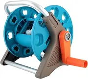 G1/2 Water Pipe Garden Watering Trolley Reel Hose Rack Storage Holder Cart Holders Mobile Tools with 2 Wheels for Outside Outdoor Yard Lawn