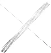 POPETPOP 10Pcs Aluminum Flux Core Welding Wire Low Temperature Welding Rods for DIY Craft Projects Reliable and Durable Precision Machining for Easy Use