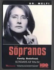 Modern TV SERIES Postcard: The Sopranos (Dr Jennifer Melfi). Free UK Postage