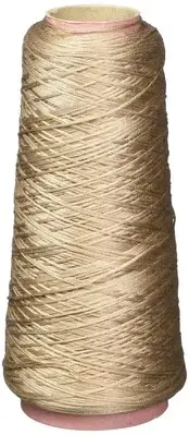 Six Strand Embroidery Cotton 100 Gram Cone, Beige Brown Light