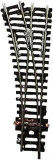 Yunhgft 1:87 HO Scale Model Railway Track Toy Accessory Railway Accessories Sand Table Scenery RC Railway Track Switch, Left Turn