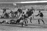 Wales' Gareth Edwards Flips The Ball Back To Denzel Williams 1970 RUGBY PHOTO