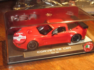NEW NSR Corvette C6R TEST car 1076, BOXED 1/32 scalextric