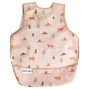 Tiny Twinkle - Mess-Proof Apron Bib - Cowboy