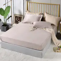 在飛比找環球Online優惠-【Betrise】單人-抗菌天絲素色枕套床包二件組-獨立筒適