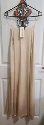 ZULU ZEPHYR Sandy Dress Tan, Size 12 BNWT