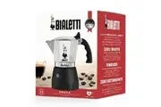 BIALETTI BRIKKA 4 CUP ESPRESSO COFFEE MAKER - SILVER & BLACK
