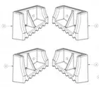 BAILEY Spare Part Boot Kit for Bailey Aluminium Double Sided Step Ladders