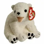 ty beanie baby *AURORA* polar bear new with tags