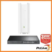 TP-Link EAP610-Outdoor + SG1218MPE POE+ Gigabit Smart Switch Access Point Omada