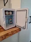 Portable 10L Mini Fridge Table Top Electric Small Cooler For Bedroom Bar Ice Box