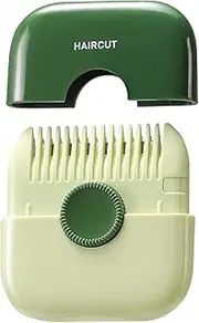Comb,Travel Comb Home Hair Trimmer,2-in-1 Comb and Hair Cutting Tool Hairdressing and Trimming Comb (A-Green)