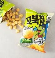 Orion Turtle Chip Corn Soup Taste 160 g Popular Snack Turtle