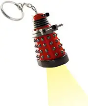 NEW Dr Who DALEK Keyring LED Torch - Key Ring Keychain