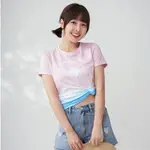 FILA 女涼感漸層短袖圓領T恤-粉色 5TEY-1106-PK
