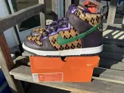 Nike Dunk High Premium Samurai Cave Purple Sz 11 Co.jp Safari Atmos Sb Supreme