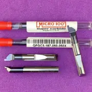 MICRO 100 QFGC3 -187-050-050X Carbide Face Grooving Bar WOC .050” Machinist