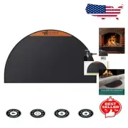 Multi-Purpose Fireproof Fireplace Mat 24x42 Inch - Ideal for Indoor & Outdoor