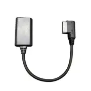 1PC AMI Bluetooth Adapter Audio Cable for Q5 A5 A7 R7 S5 Q7 A6L A8L A4L Black