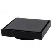 Matte Black Centre Floor Waste Tile Insert