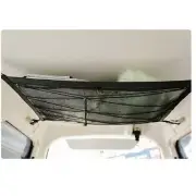 Black Car Roof Ceiling Net Mesh Storage Bag Pouch Ceiling Pockets For SUV Van (for: Fiat)