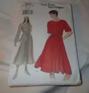 VOGUE PATTERN 8938 ~ MISSES DRESS ~ SIZES 12 - 14 - 16 *UNCUT