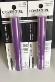 2 Covergirl Professional Remarkable Mascara - 200 Very Black (3oz)