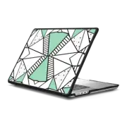 MacBook Pro 16-inch (M1 - M4) Impact Case Abstraction Spots and Stripes Mint Macbook