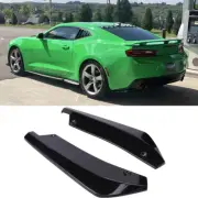For Chevy Camaro SS ZL1 LT LS LT1 Rear Bumper Lip Splitter Diffuser Glossy Black (for: Chevrolet)