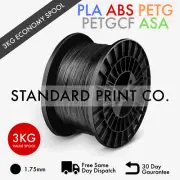 3D Printer Filament - PLA/ABS/ASA/PETG/PETGCF - 1.75mm 3KG - Standard Print Co.