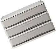 DIYEAH Home Office Sundries Organizer Cabinet Desktop Document Box for Stationery Jewelry Cosmetics Storage Compact Design Grey
