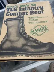 Belleville Model 700 GTX Infantry Black Leather Ankle Combat Boots Mens 7 1/2