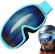 Anti-Fog Snowboard Goggles | Anti-Fog Snow Goggles UV Protection Double-layer Ski Goggles,Adjustable Snowboard Goggles Over Glasses Spherical Ski Accessories for Adults